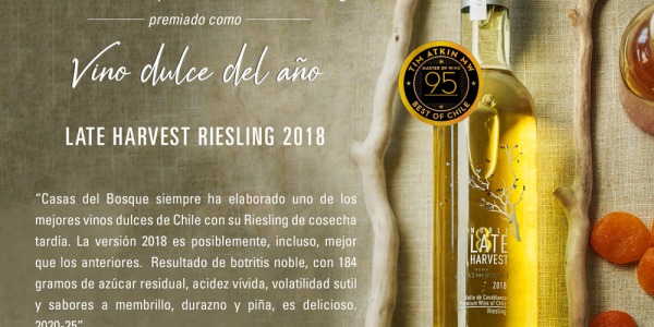 Late Harvest Riesling – Vino Dulce del Año – Tim Atkin