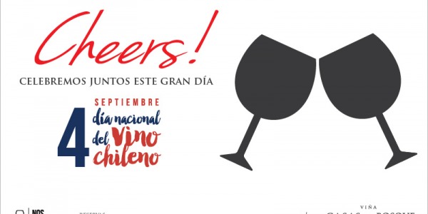 Cheers!! Celebremos juntos el día Nacional del Vino Chileno